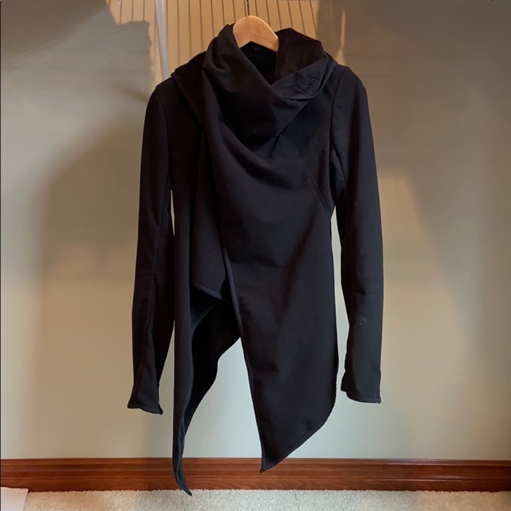 Lululemon asymmetrical fleece wrap jacket